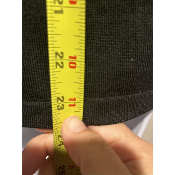 NWT Anne Klein Black Sleeveless Tank Sz L Silk Cotton Blend Round Neck - Picture 11 of 11